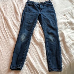 High Rise skinny jeans